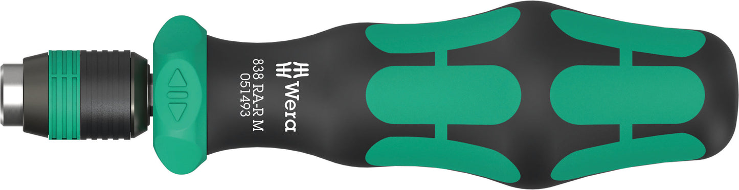Wera 838 RA-R M Bitholding Ratcheting Screwdriver 1/4" 05051493001