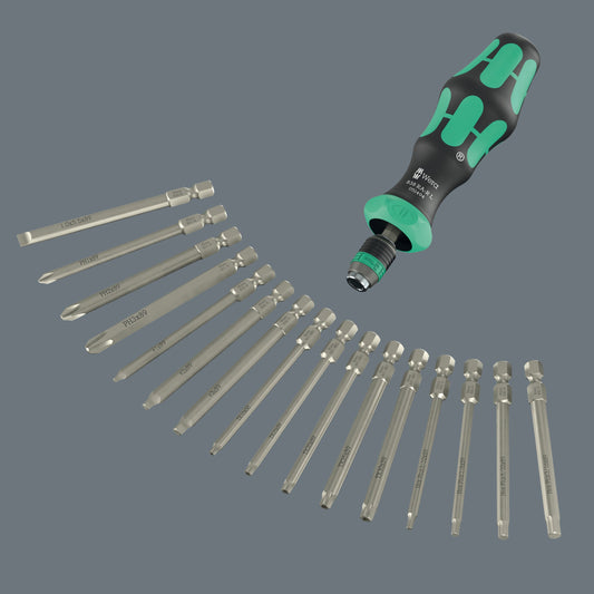 Wera Kraftform Kompakt 60 RA-R Imperial 1 Ratcheting Screwdriver Set 05051531001