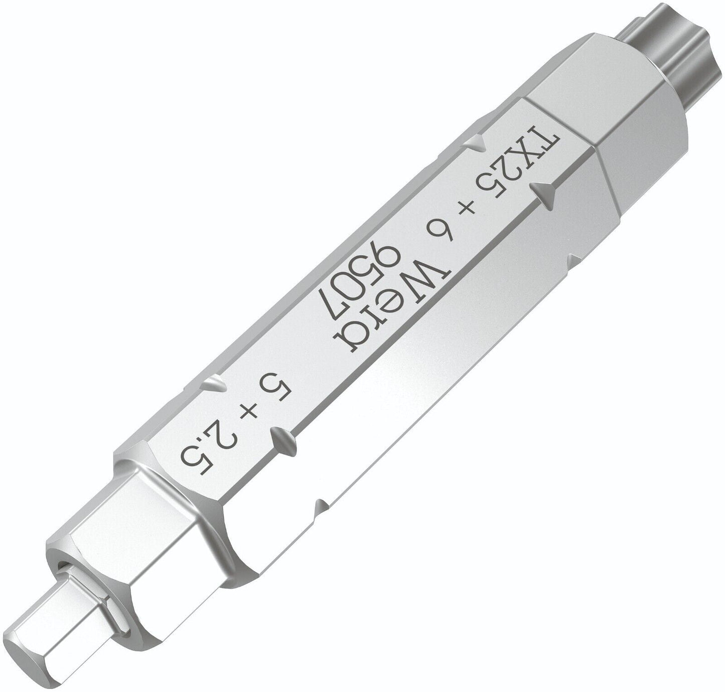 Wera 9507 4 in 1 Bit 2 SB Hex Screwdriver Bit 2.5, 5, 6 mm & TX 25 05073202001