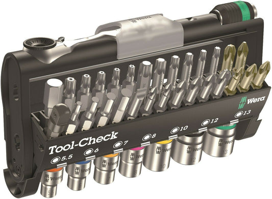 Wera Tool-Check 1 SB Socket Set Metric 38 Piece 05073220001