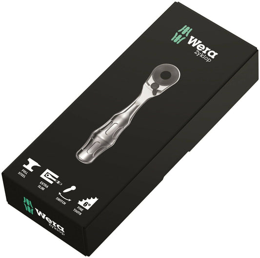 Wera 8001 A Zyklop Mini 1 Bit Ratchet Socket Wrench 1/4" Drive 05073230001