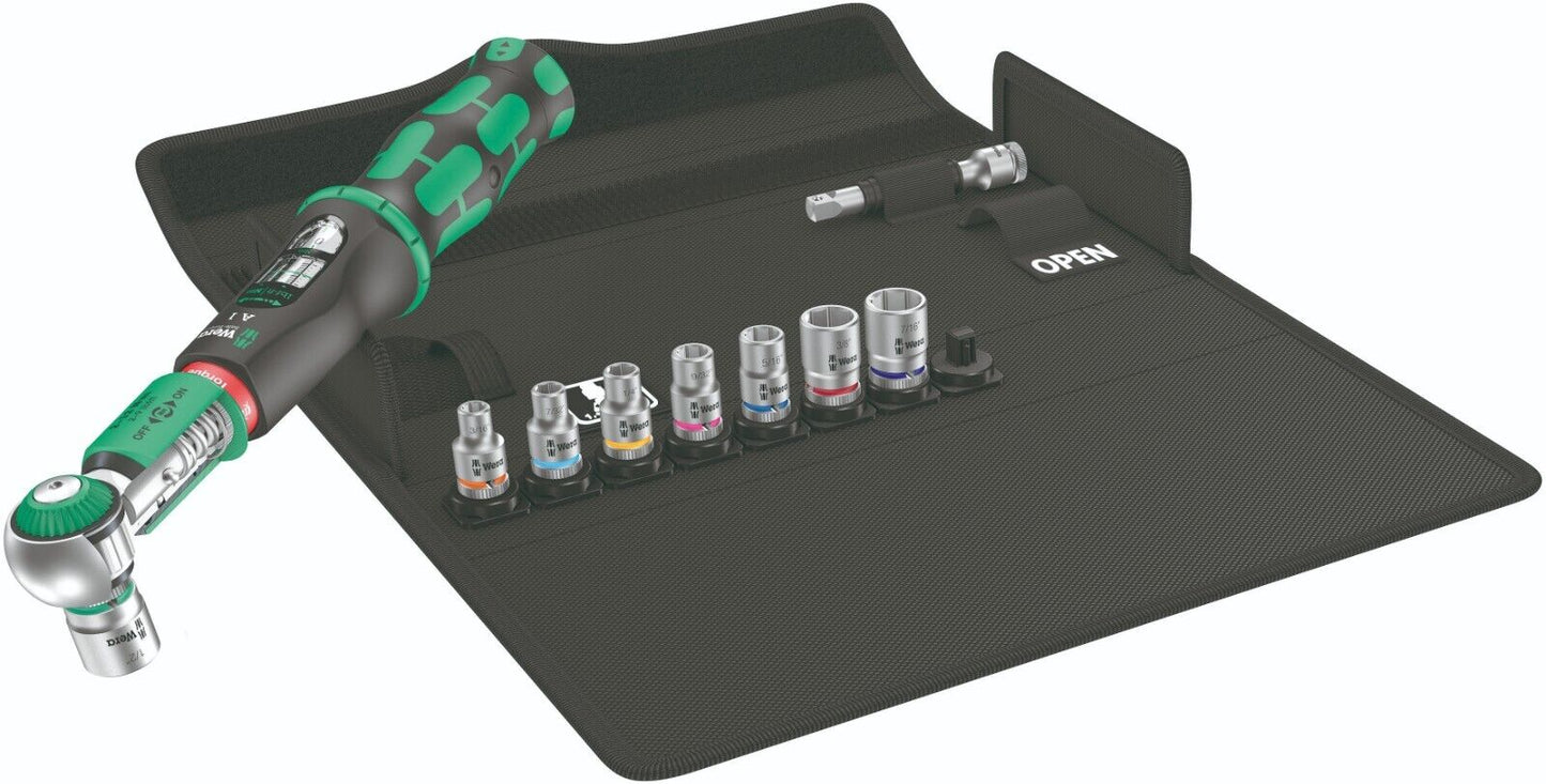Wera Safe Torque A 1 Set 1 Wrench Set 2-12 Nm 1/4" Drive SAE 05075831001