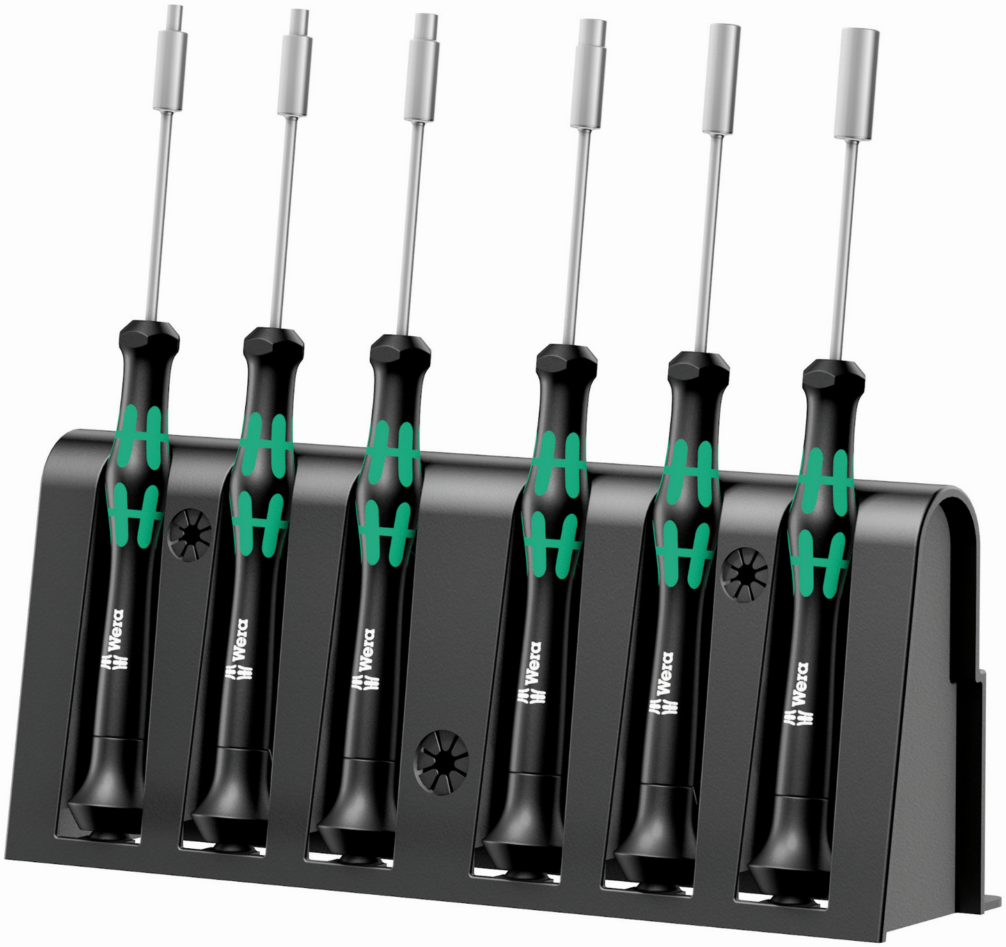 Wera 2069/6 Kraftform Micro Precision Nut Driver Set 6 Pieces 05118158001