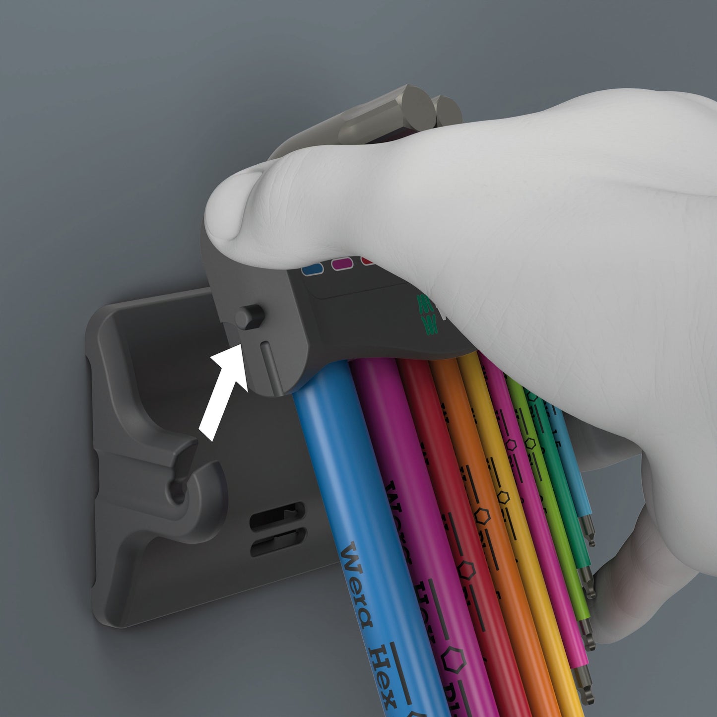 Wera 950/9 Hex-Plus Multicolor 3 L-Key Set Metric 05133165001