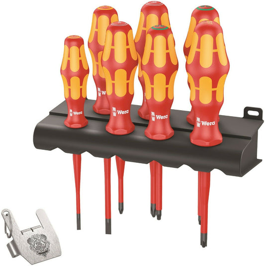 Wera Kraftform VDE/7 Heavy Metal 2 Insulated Screwdriver Set 7 Piece 05138712001