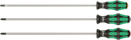 Wera 335/350/355/3 Kraftform Plus Screwdriver Set 300 mm Long 05347735002