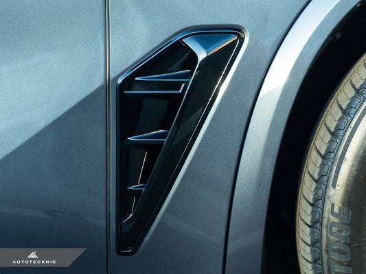 AutoTecknic Gloss Black Fender Trim Set - F95 X5M | G05 X5