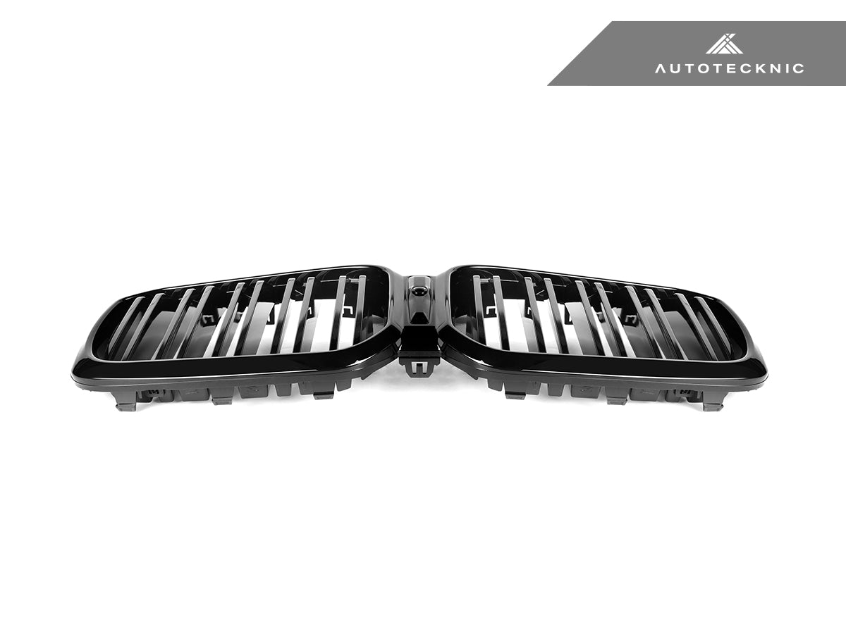 AutoTecknic Dual-Slats Gloss Black Front Grille - G01 X3 | G02 X4 LCI