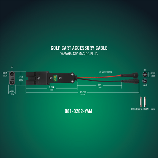 PowerPlus 48V MAC DC Plug - Yamaha G19/G22/G29