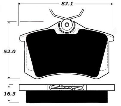 Porterfield Brake Pads for 2000 AUDI A6