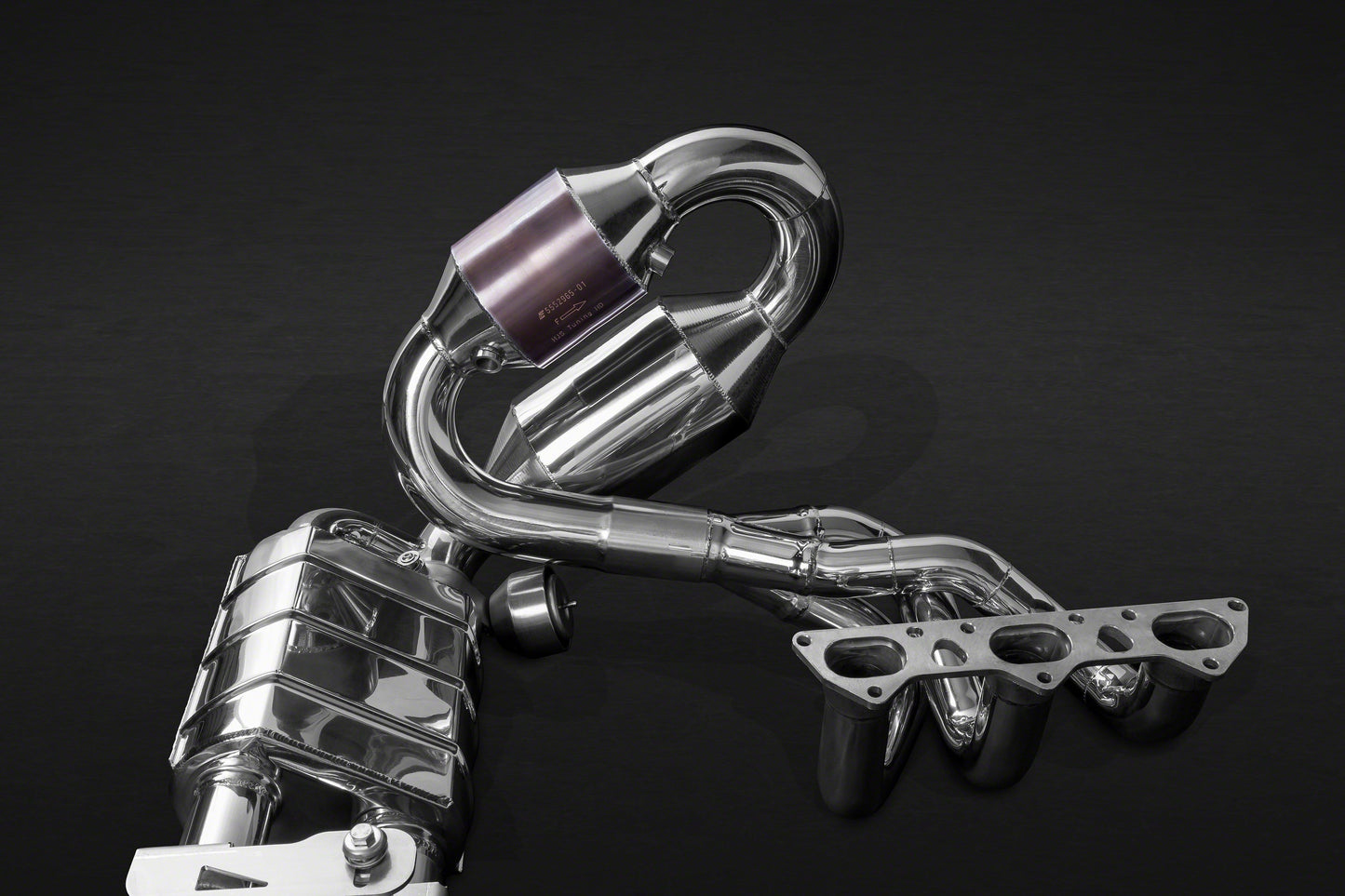 Porsche 991.1 GT3/3RS - Racing Valved Exhaust w Headers, Sport Cats, and Carbon Engine Cover (CES3)