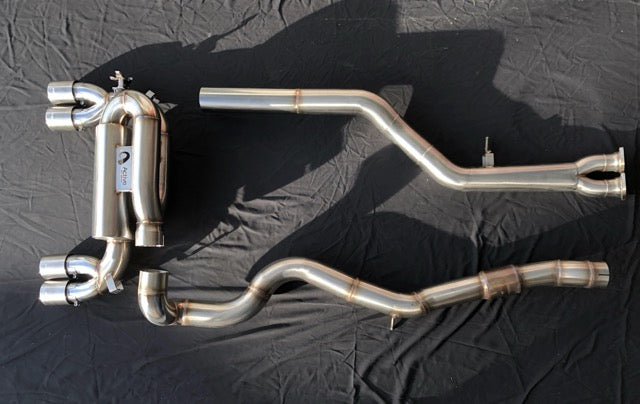 F8X S55 M3 M4 Signature Exhaust System includes Active F-brace