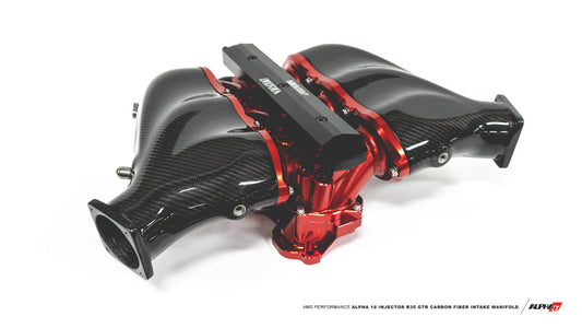 AMS Performance 2009+ Nissan GT-R Alpha Alum/Cast Intake Plenum Parts Kit (Excl Center/Bell Horns) ALP.07.08.0101-14