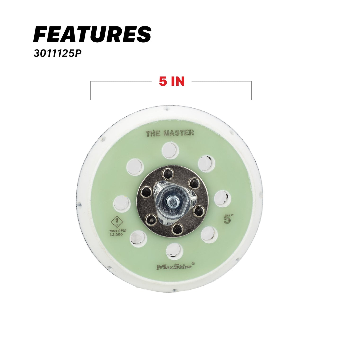 6 inch DA Backing Plates | Pro Series Dual Action Backing Plates - M15 Pro, M21 Pro
