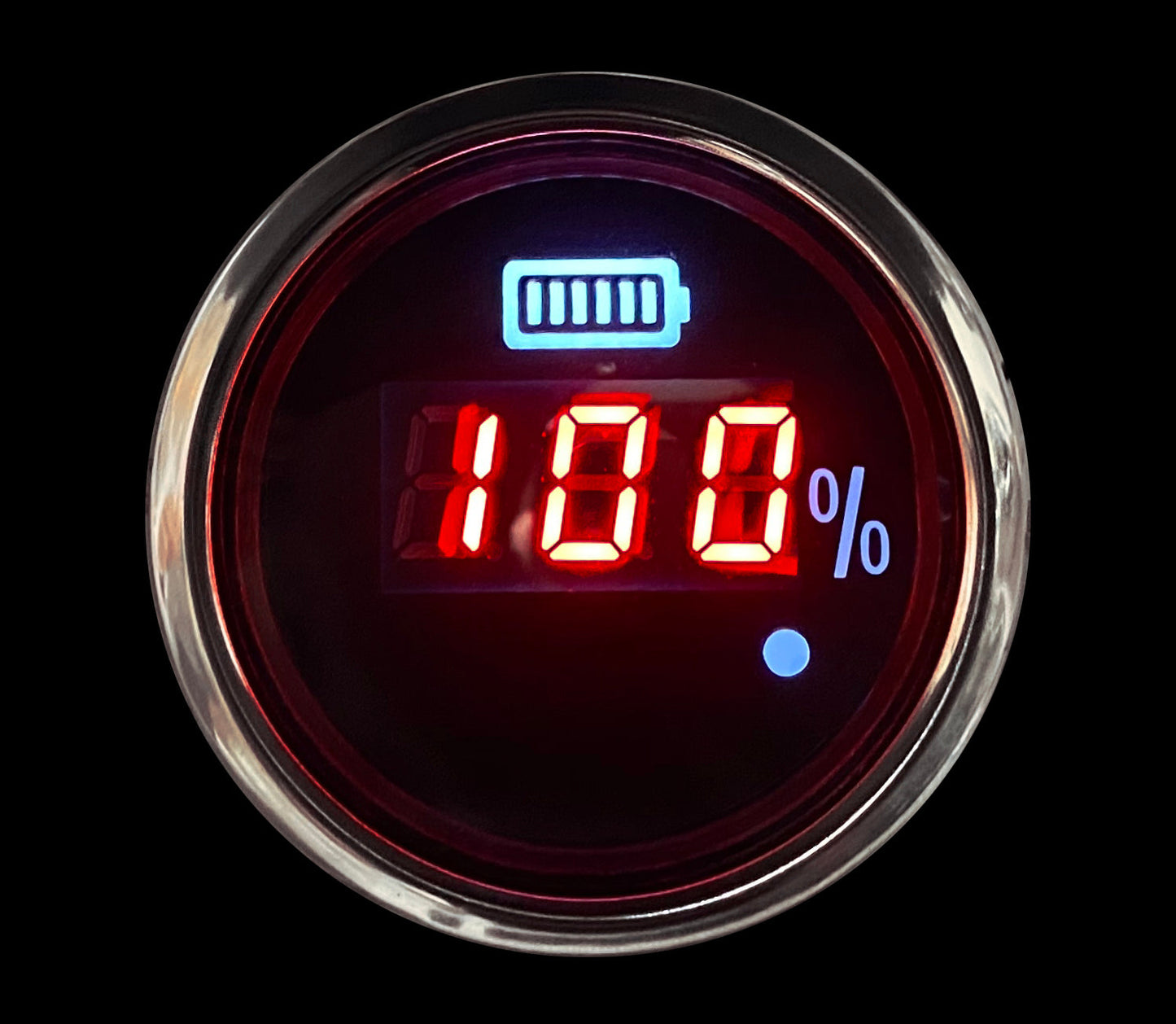 2-1/16" Waterproof Digital Golf Cart state of Charge Meter 36/48 Volt