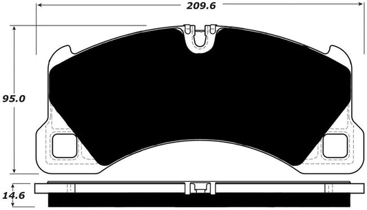 Porterfield Brake Pads for 2008 PORSCHE CAYENNE w/368mm Front Rotor