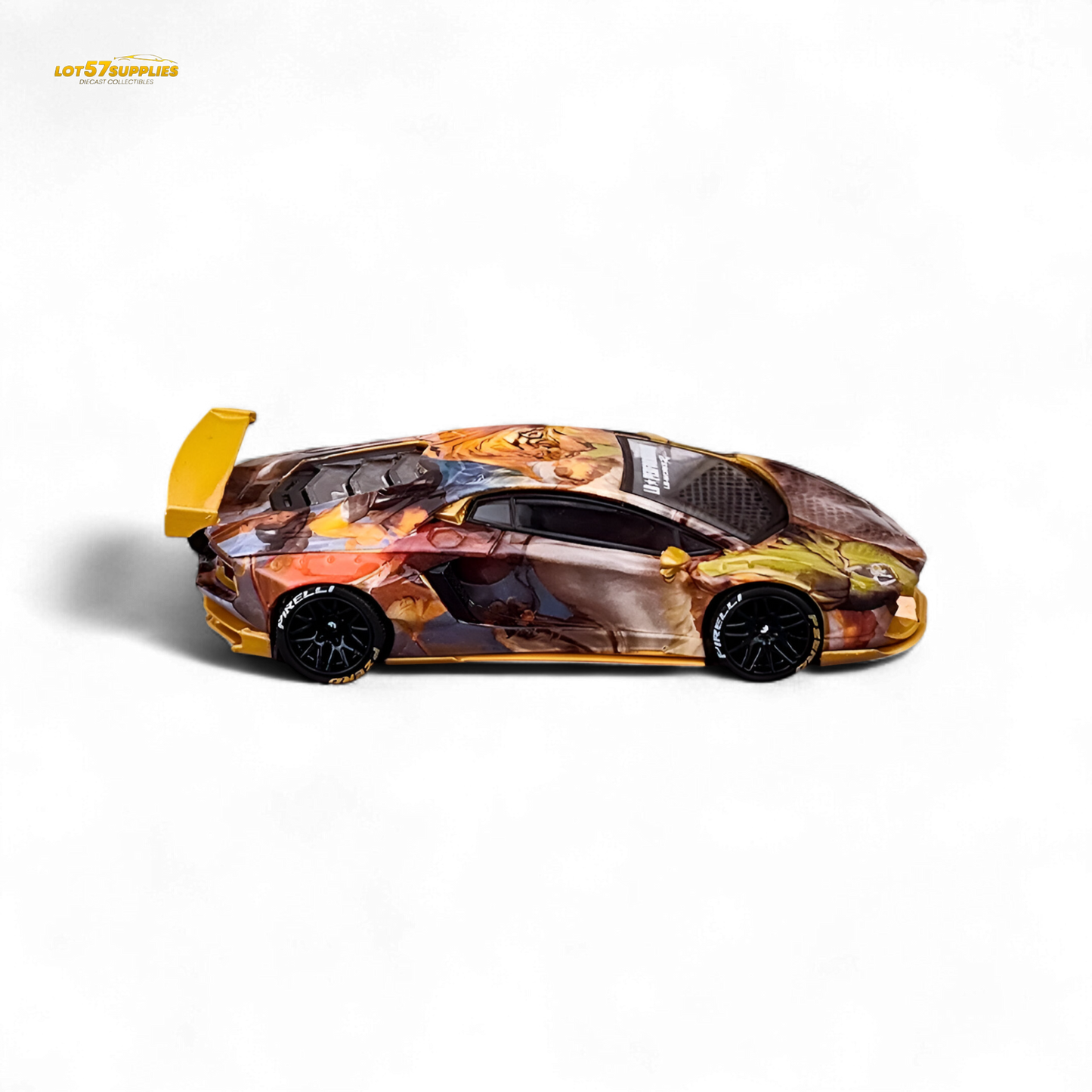 King Model Lamborghini Aventador LP700-4 LB 1.0 Tiger Racing Sports 1:64