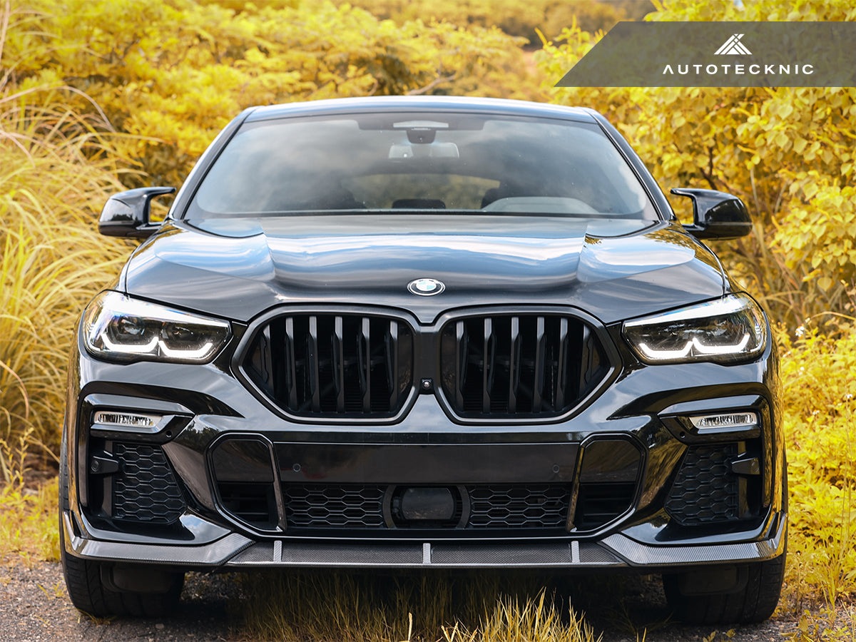 AutoTecknic Performance Dry Carbon Front Lip Set - G06 X6 M-Sport