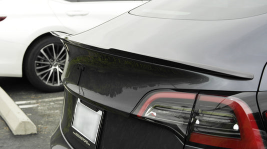 2017-2023 Tesla Model 3 MX Style Carbon Fiber Trunk Spoiler