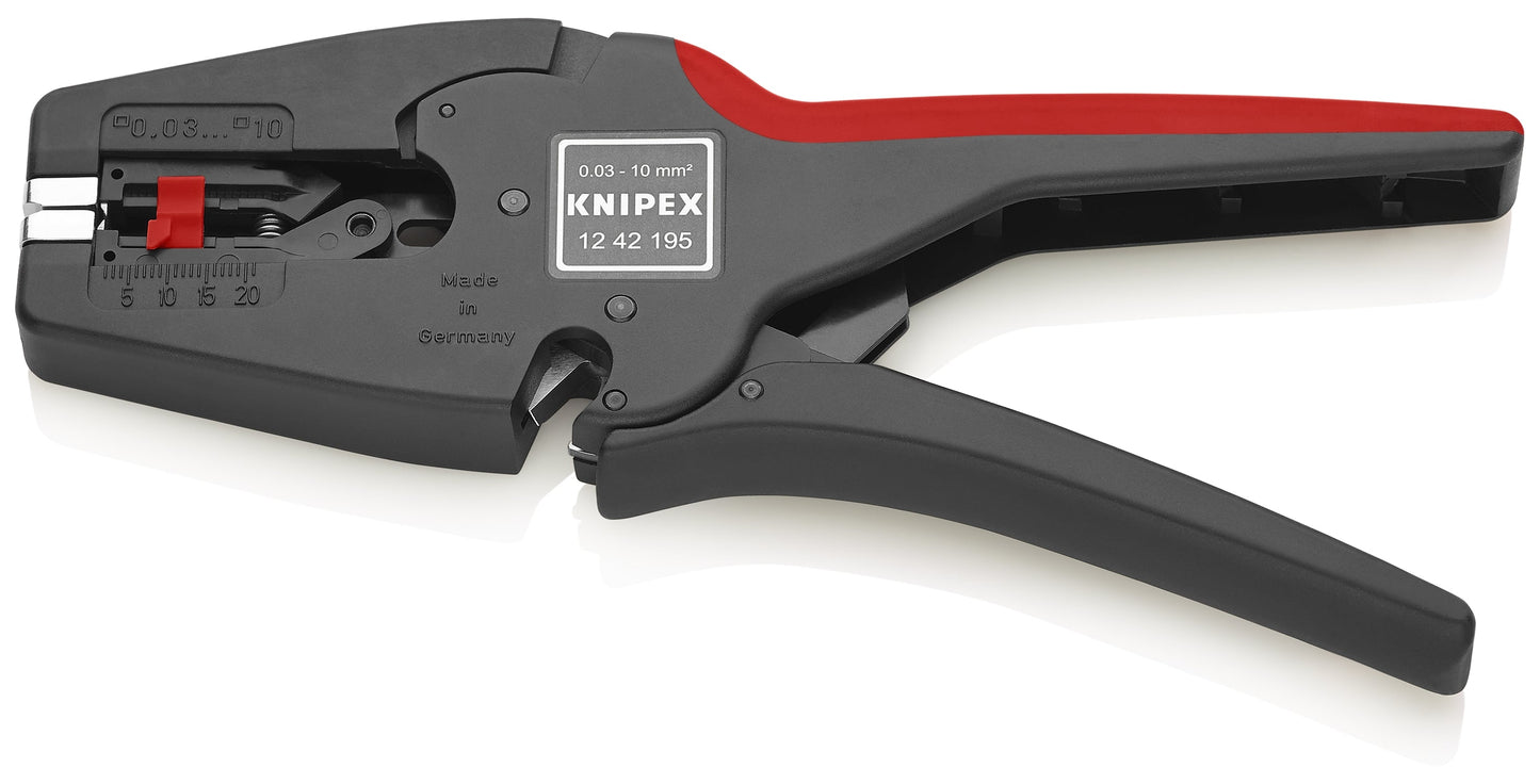 Knipex Automatic Wire Strippers 8-32 AWG 7 3/4" 12 42 195