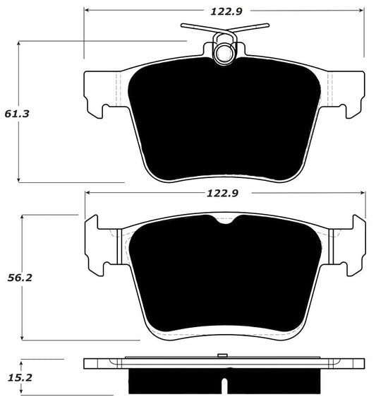 Porterfield Brake Pads for 2017 AUDI RS3 - w/Iron Discs