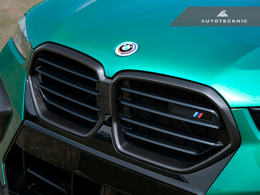 AutoTecknic Replacement Dry Carbon Grille Surround - F95 X5M LCI | F96 X6M LCI