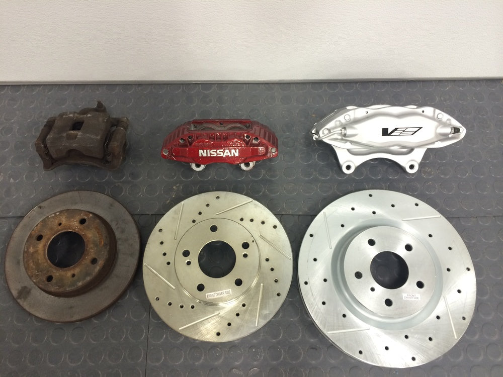 240SX S14/S15 4 Piston CTS-V Big Brake Caliper Bracket Kit