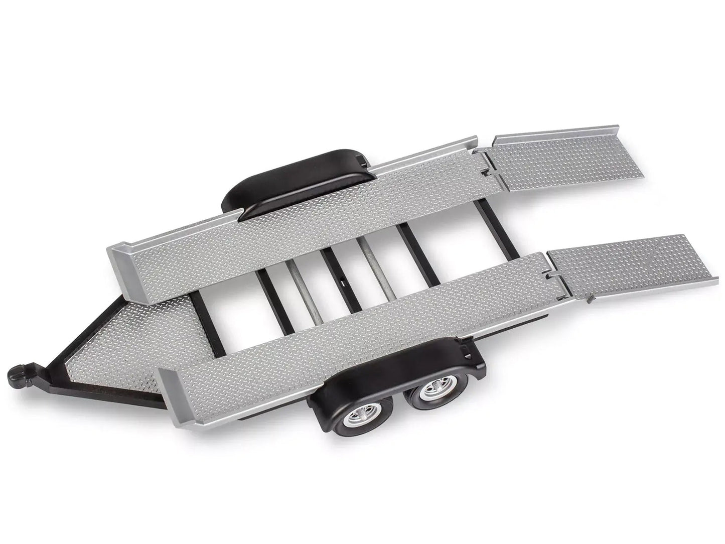 Level 3 Model Kit 1978 Chevrolet Off-Road 4x4 Pickup Truck and "Malibu Grand Prix" Virage with Trailer "Fantasy Formula" 1/25 Scale Model by Revell