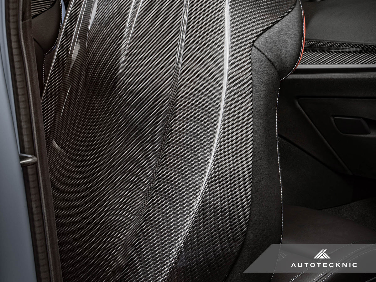 AutoTecknic Dry Carbon Full Seat Back Cover Set - G87 M2