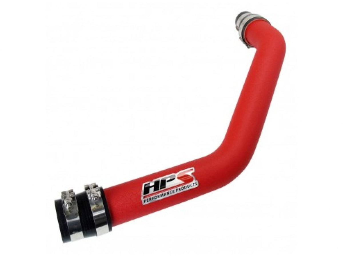 HPS 2.5" Upper Intercooler Pipe UICP, 08-15 Mitsubishi Lancer EVO X Turbo, Wrinkle Red