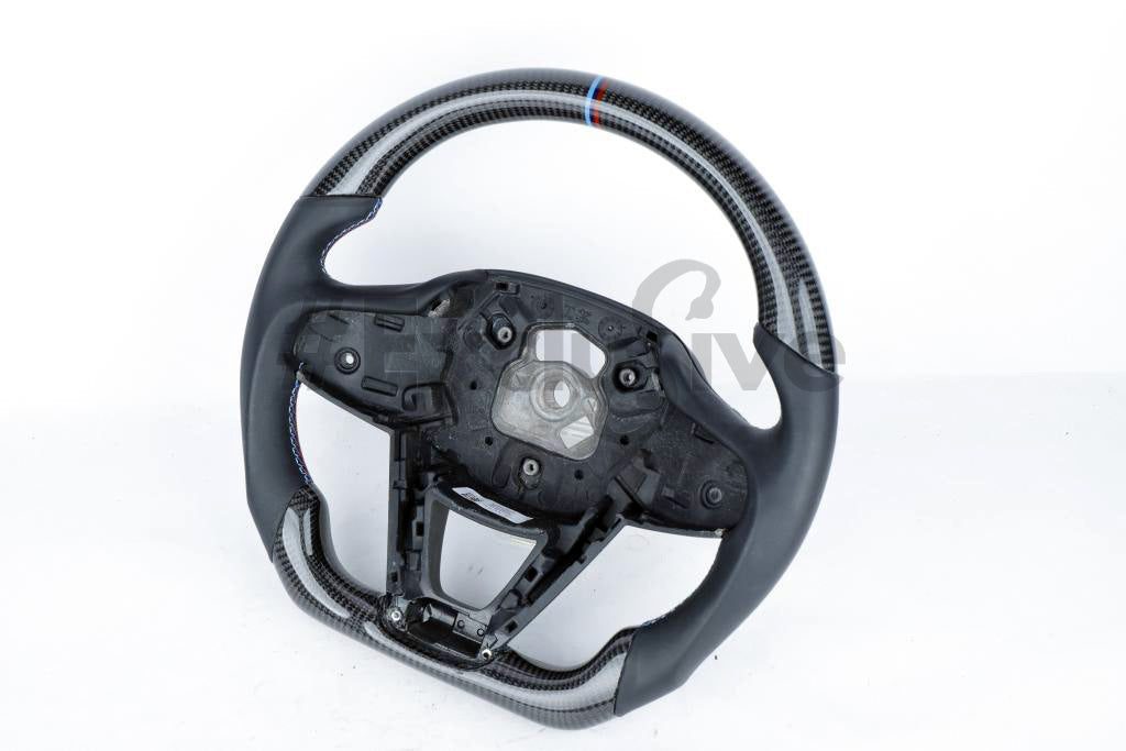2016+ BMW 1 2 3 4 5 7 8 X3 X4 X5 X6 X7 Z4 Non-M  | F40 F44 G01 G02 G05 G06 G07 G11 G12 G15 G16 G20 G21 G22 G23 G29 G30 G32 G33  Custom Steering Wheel by Exclusive Steering