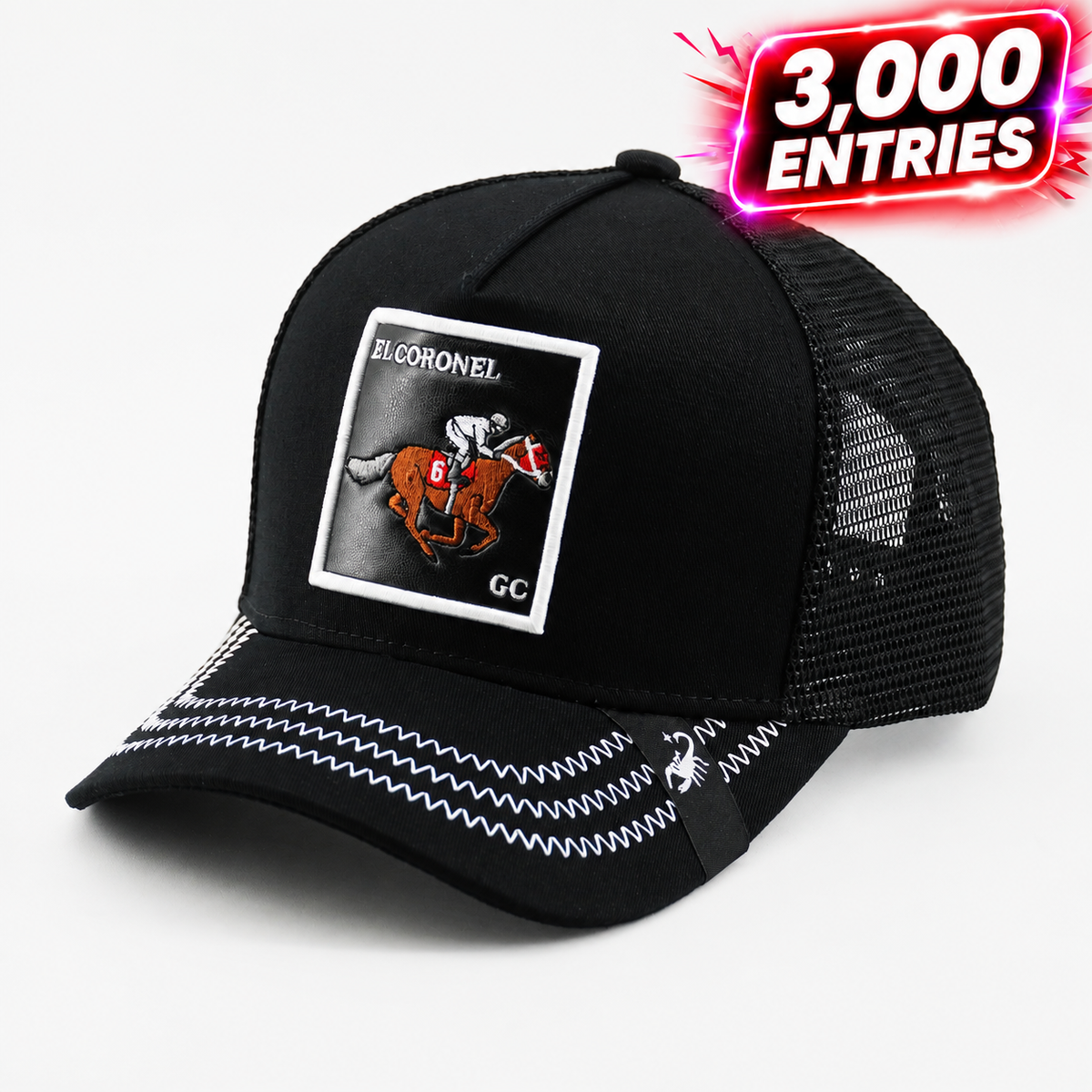 GC El Coronel Leather Patch Hat 3000 ENTRIES