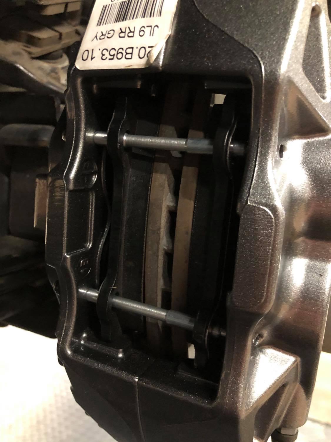 GM Truck/SUV 4 Piston C7 Rear Big Brake Bracket Kit