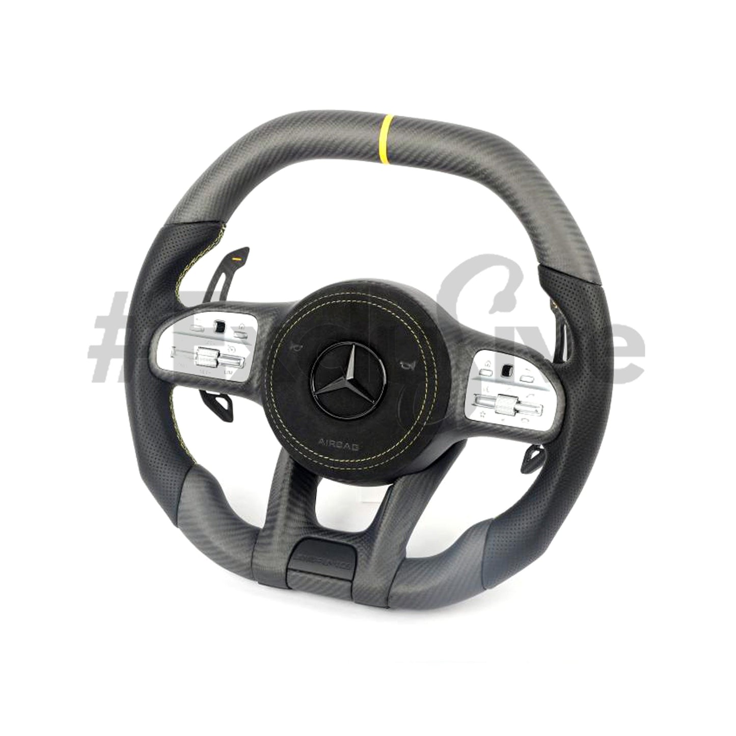 [Upgrade Conversion] Mercedes Benz 2018+ AMG Model Custom Steering Wheel by Exclusive Steering