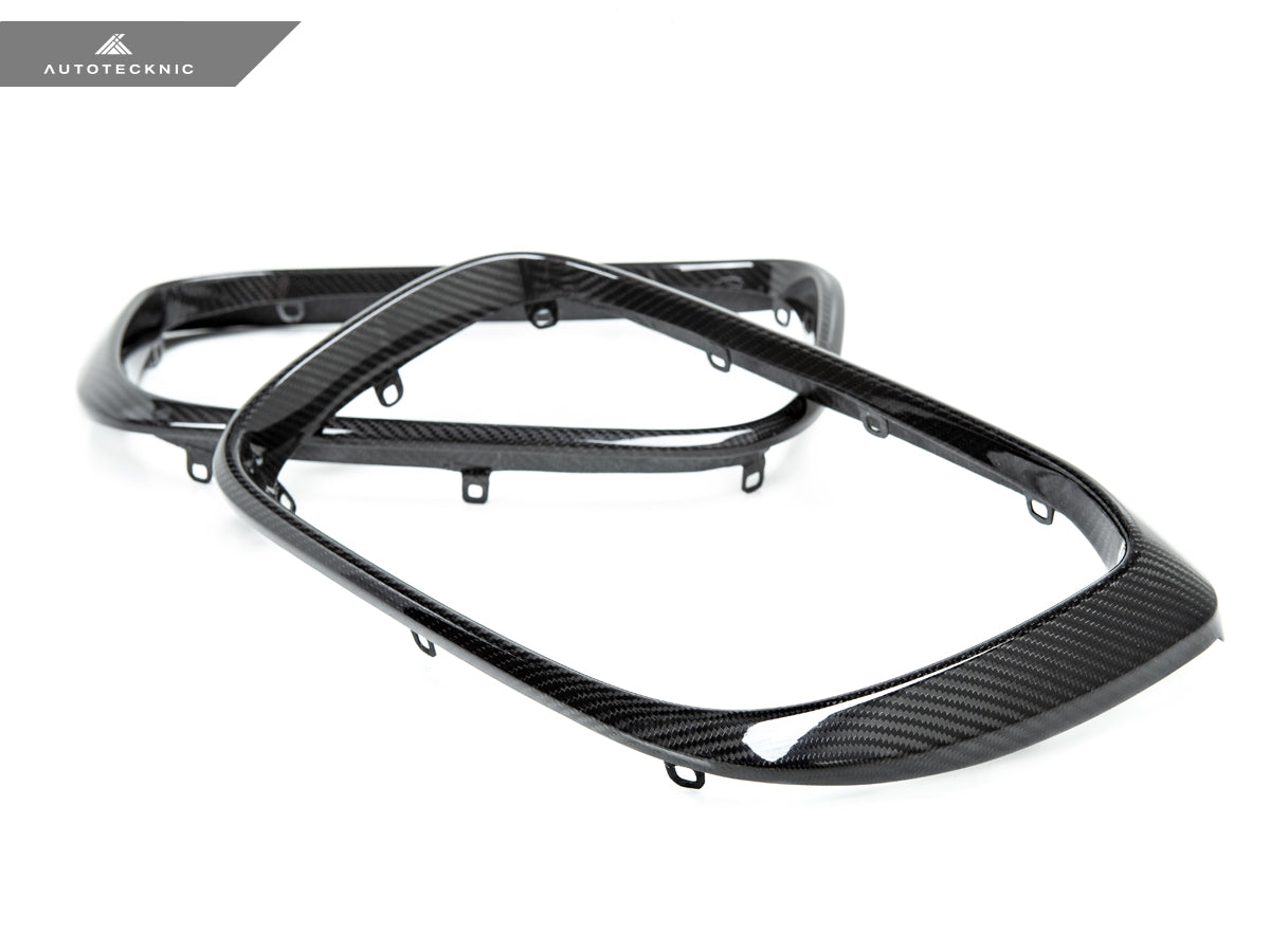AutoTecknic Replacement Dry Carbon Grille Surround Set - F97 X3M | F98 X4M