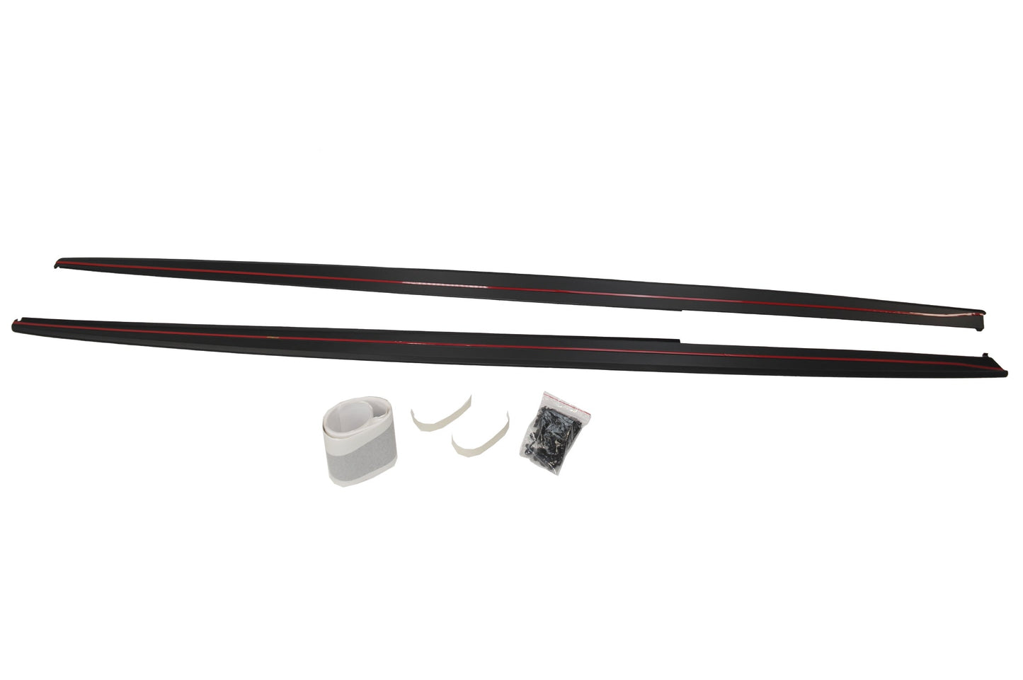 2012-2019 BMW F30 3Series Performance Style Side Skirt Extension with Decal