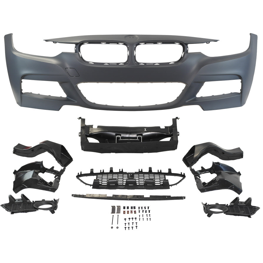 2012-2018 BMW F30 M-Sport Style Front Bumper W/ Fog Lamps
