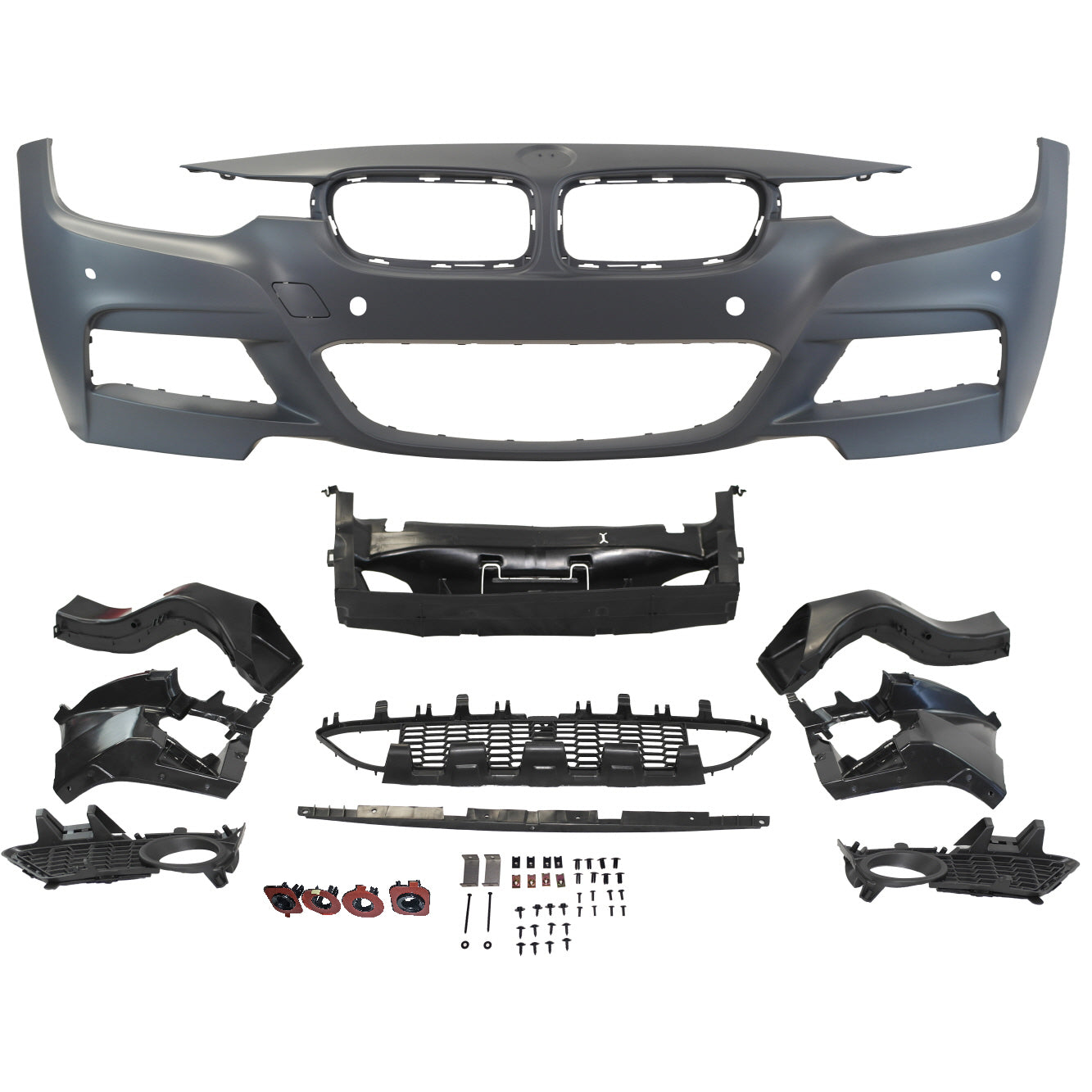 2012-2018 BMW F30 M-Sport Style Front Bumper W/ Fog Lamps