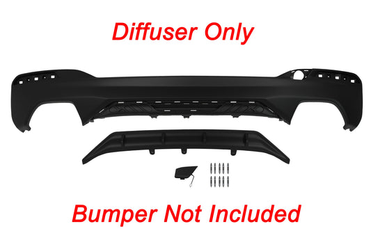 2017-2020 BMW G30 PRE-LCI M-Performance Style Rear Diffuser Only