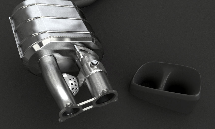 Porsche 970 Panamera (V8) S/4S/GTS - Valved Exhaust + MidPipes