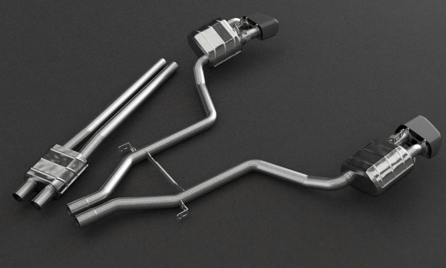 Porsche 970 Panamera Executive (Extended) Turbo/S - Valved Exhaust + MidPipes