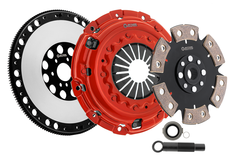 Action Clutch 01-06 BMW M3 3.2L (S54) RWD Stage 6 Clutch Kit (2MD) w/Lightened Flywheel ACR-3552-FW