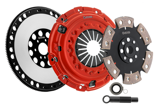 Action Clutch 01-06 BMW M3 3.2L (S54) RWD Stage 6 Clutch Kit (2MD) w/Lightened Flywheel ACR-3552-FW