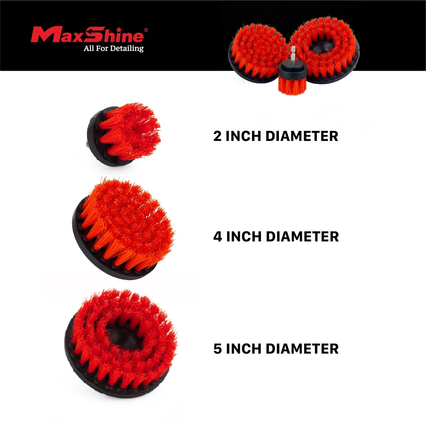 Drill Brush for Car | Drill Carpet Detailing Brushes
