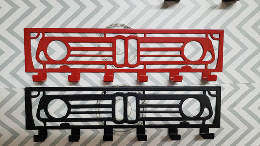 BMW 2002 Grill Keychain Rack – Classic Euro Steel Wall Mounted Organizer