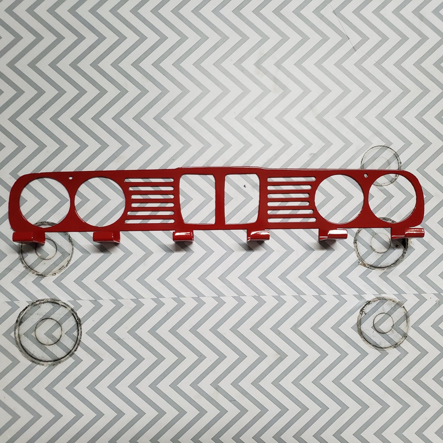 BMW E30 Grill coat Rack – Steel Wall Mounted Coat and Hat Hanger – 20" Classic Euro Car Organizer