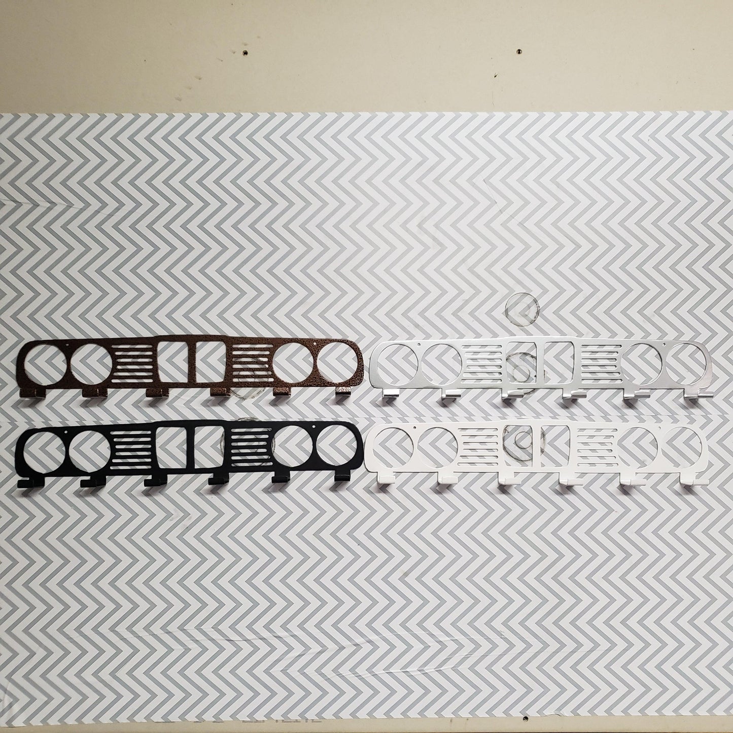 BMW E30 Grill coat Rack – Steel Wall Mounted Coat and Hat Hanger – 20" Classic Euro Car Organizer