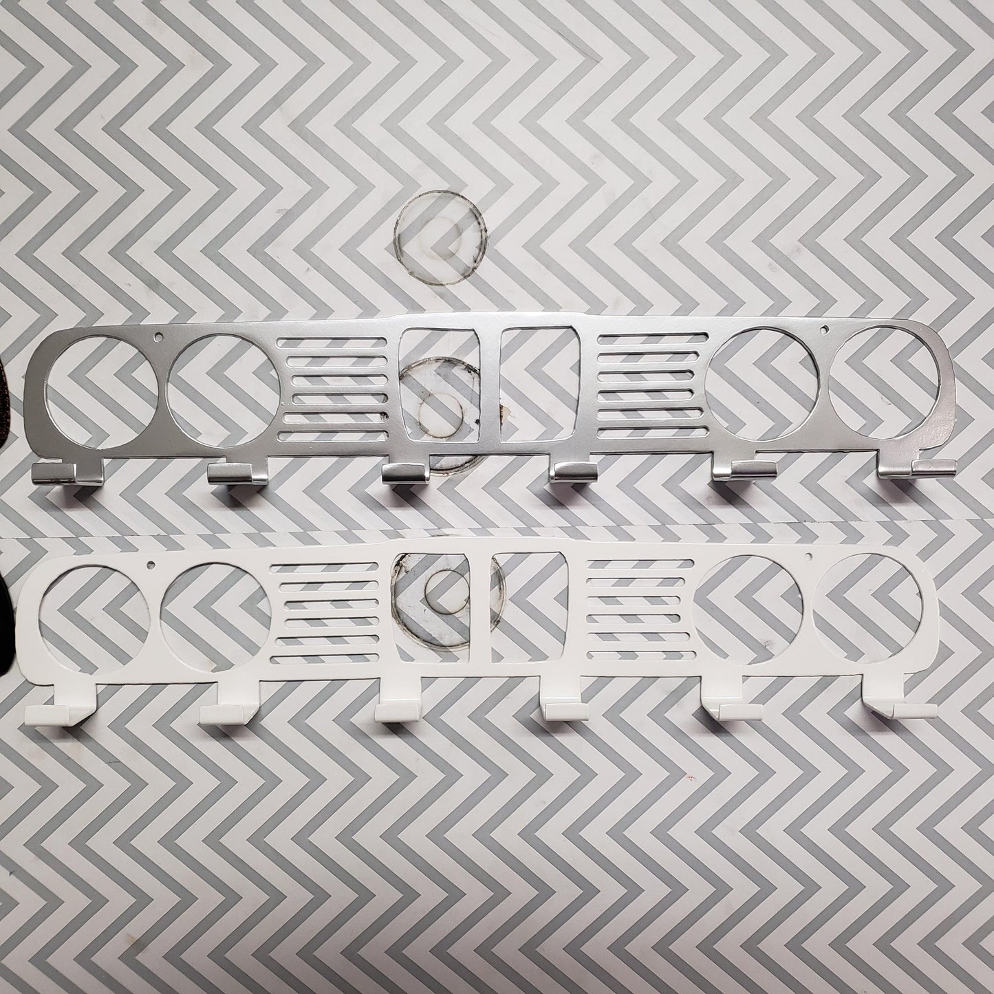 BMW E30 Grill coat Rack – Steel Wall Mounted Coat and Hat Hanger – 20" Classic Euro Car Organizer