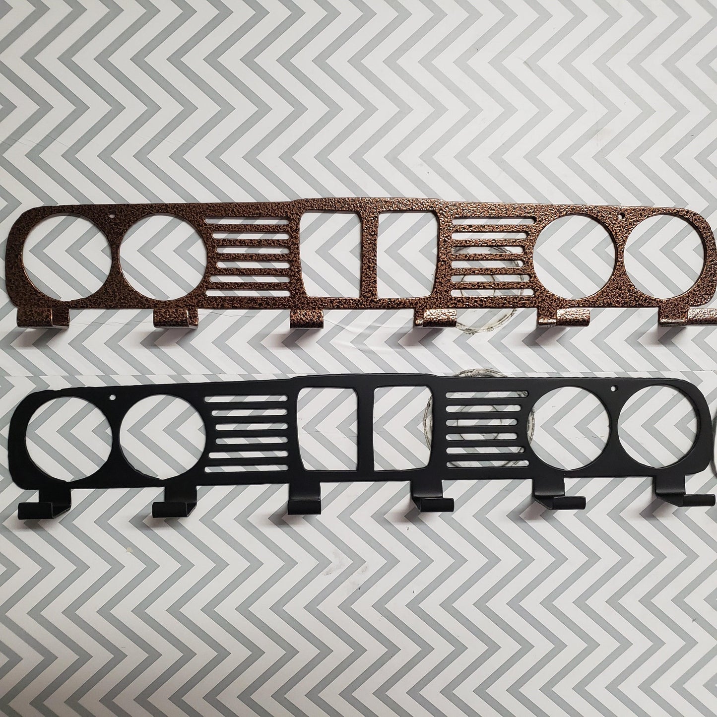 BMW E30 Grill coat Rack – Steel Wall Mounted Coat and Hat Hanger – 20" Classic Euro Car Organizer