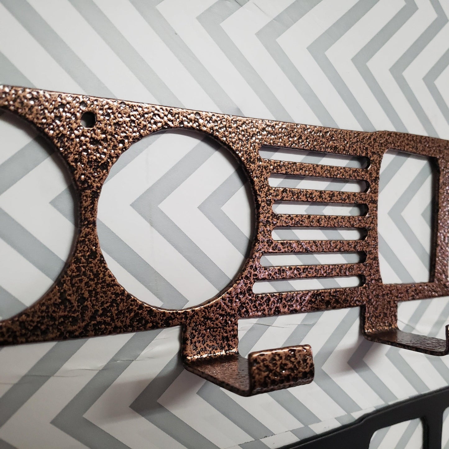 BMW E30 Grill coat Rack – Steel Wall Mounted Coat and Hat Hanger – 20" Classic Euro Car Organizer